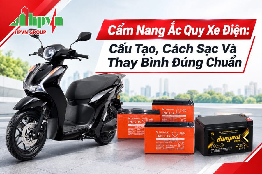 Cẩm nang bình ắc quy xe điện 